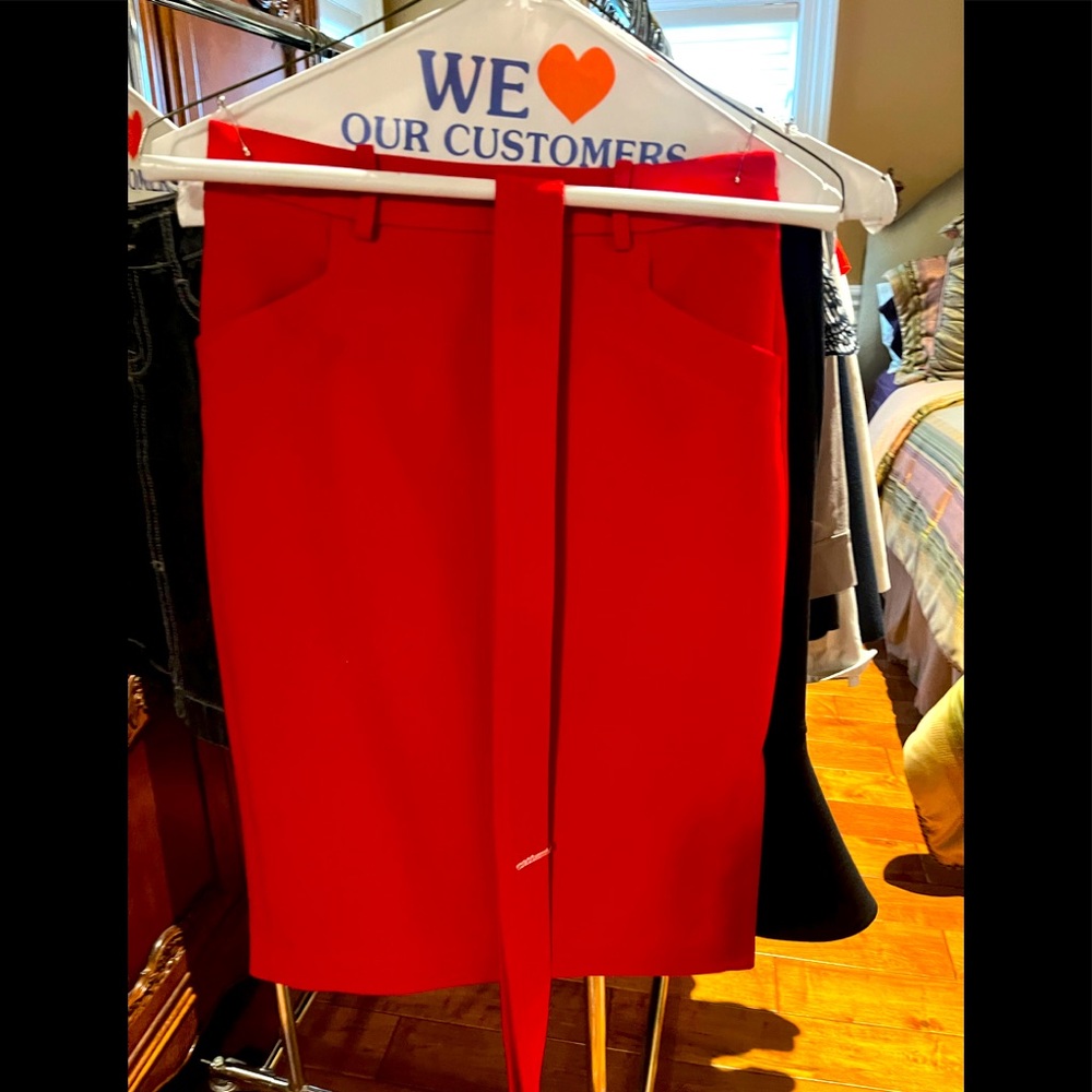 Gorgeous red skirt